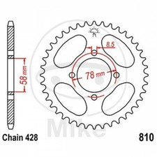 Crown 37 Teeth 428 Silver